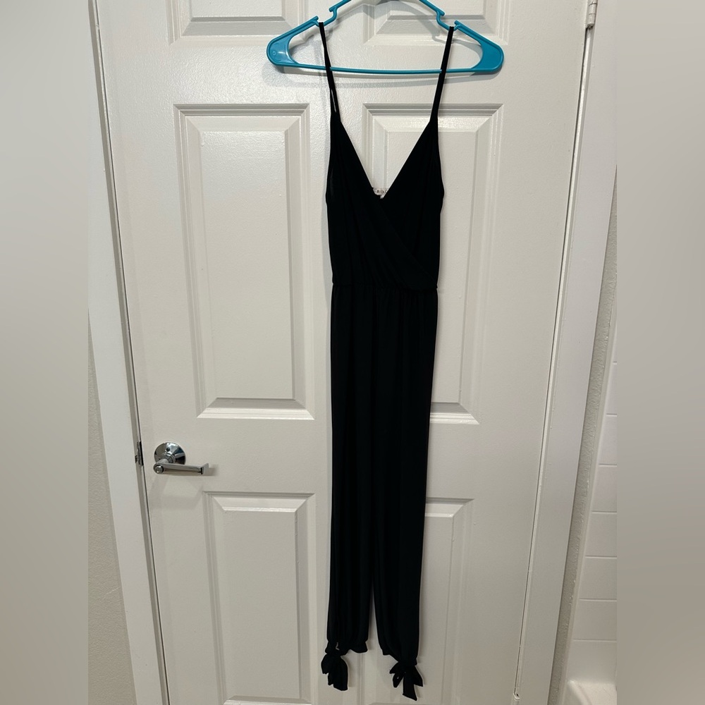 Rolla Coster Black Jumpsuit with Tie Ankle